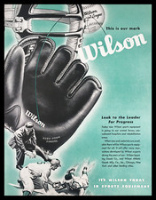 1945 Wilson Kurv-Form Fingers Vintage Print Ad picture