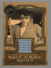 ELVIS PRESLEY 2007 PRESS PASS THE MUSIC **WORN-PLAID PAJAMAS** RELIC CARD #RR-PP picture