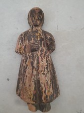 antique Hand carved 19th Century Spanish Colonial santo figure 8