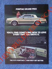 1979 Pontiac Grand Prix Vintage Ad 