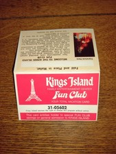 VINTAGE 1979 KINGS ISLAND AMUSEMENT PARK FUN CLUB MEMBERSHIP CARD CINCINNATI OH picture