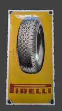Genuine Original 1960s Vintage PIRELLI Cinturato CA67 Enamel Sign 40cm by 20cm picture