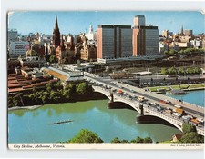 Postcard Prince's Bridge Melbourne Victoria Australia picture