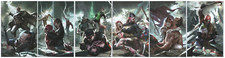 DCeased #1 2 3 4 5 6 Inhyuk Lee VIRGIN Midtown CONNECTING COVER Set Lot picture