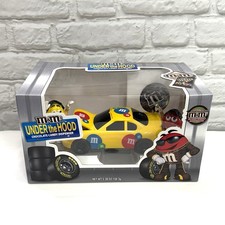 M&M's Under The Hood CAR Candy Dispenser Yellow Limited Edition - New In Box picture