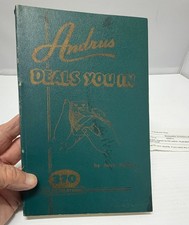 Jerry Andrus Deals You In Magic Book 1956 First Edition Signed Softcover Card picture