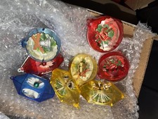 JewelBrite Diorama Vintage Christmas 12 Ornaments picture