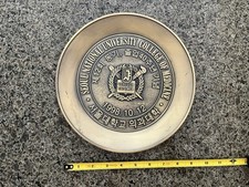 Seoul National University College Of Medicine 9.75” Bronze 40th Anniv. Plate picture