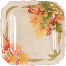 222 Fifth Autumn Celebration Square Salad Plate 8441035 picture