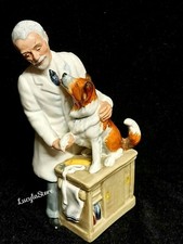 Vintage 1974 Royal Doulton England Pottery Thanks Doc HN 2731 Veterinarian Dog picture