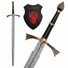 BlackFyre Full Metal Daemon Targaryen Dark Sister Cosplay Replica  Sword  Gift picture