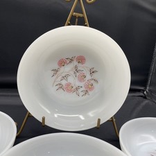 4 FIRE KING OVENWARE CEREAL SOUP BOWL 6 1/2