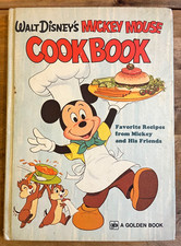 VTG Walt Disney's Mickey Mouse Cookbook Hardcover 1975 Golden Press~Recipes~Kids picture