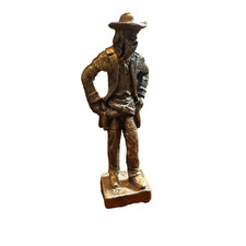 Vintage 1978 Postel Pewter Miniature Mountain Man Scout Cowboy Figurine Statue picture