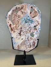 Stunning Huge Druzy Pink Amethyst Botryoidal Slab Statement Piece picture