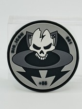 OAKLEY SKULL ROUND PATCH COIN TOKEN RUBBERIZED PATCH ELLIPSE ICON LOGO MILITARY  picture