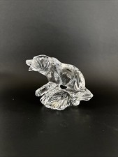 Princess House Wonders Of The Wild 24% Lead Crystal Bear Figurine Germany Decor picture