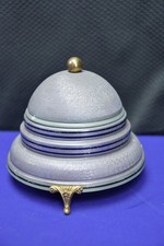 Vintage Aluminum 1940s Powder Music Box picture