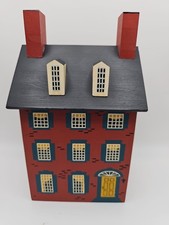 Windfield Designs Sidehall Colonial Coin Bank, GF, NY Signed By Hank Musser 1981 picture