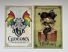 Gideon’s Bakehouse June & July (2021) Menu Card Lot of 2 picture