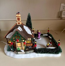 Department 56 London Skating Club Dickens Village Animated Rink Gift Set picture