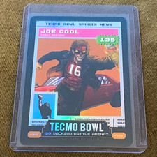 2026 Bo Jackson Battle Arena Tecmo Bowl Joe Cool Joe Montana Fire News #136 picture