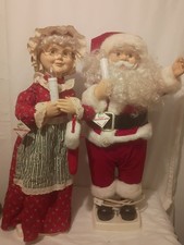 Motion-ette animated Christmas Santa and Mrs Clause TESTED picture