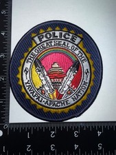 Yavapai Apache Nation Tribal Police Shoulder Patch Arizona AZ Obsolete picture