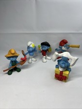 The Smurfs 5pc Lot Plastic Figurine 3