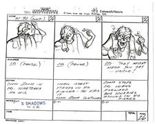 Tales From The Cryptkeeper Production Hand-Drawn Storyboard Nelvana 1993 A-15 picture