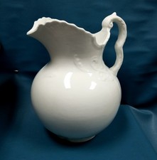 ANTQ Burford Brothers Pottery 19th Century Wash Basin Pitcher Ironstone picture