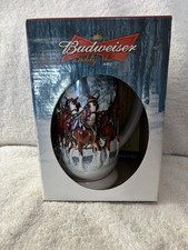 Budweiser 2007 Holiday Stein Winter's Calm Beer Mug CS678 Clydesdales-W/COA-NIB picture