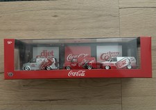 Coca-Cola M2 1996 Diecast Van Set 3-Piece Diet Coke Classic Cherry Coke picture