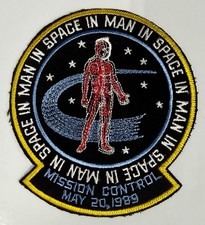 1989 NASA Mir Space Station Marion Labs MAN IN SPACE Patch 5