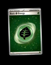 SVE Leaf / Grass Energy Cosmo Holo w/ Swirls SVE 001 NM Pokemon TCG 2 picture