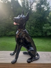 Casa Padrino designer ceramic Doberman/Great Dane figurine  picture