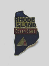 RHODE ISLAND STATE LAPEL PIN NEW picture