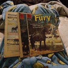A Lot Of Three Horse Comics Fury Four Color 1031 V2 #1 Gene Autry's Champion 121 picture