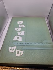 1958 North Texas State University Denton Texas Yucca Yearbook Annual College picture