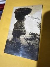 RPPC Alma Center Wisconsin Table Rock 1913 real photo postcard picture