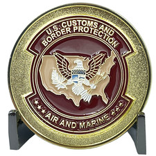 BL5-010 Air and Marine Challenge Coin AMO Agent CBP Air Branch Marine Branch Int picture