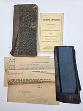 1937 Wheeling & Lake Erie Railway Conductor’s Train Book & Paper Ephemera  Ohio picture