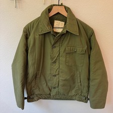 VTG A-2 Deck Jacket USS Sample DE 1048 Garcia-Class Vietnam Service Med 38-40 picture