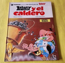 ASTERIX - Y EL CALDERO Dargaud GRIJALBO hardcover 1981 SPANISH Uderzo GOSCINNY picture