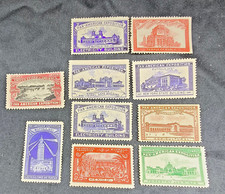 Lot of 10 Vintage 1901 Pan-American Exposition Buffalo Cinderella Stamps MNH picture