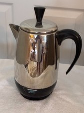 Vintage Farberware Super Fast Automatic 8 Cup Coffee Percolator Model FCP280-A picture