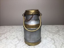 Jatex International Vintage Copper Steel Yogurt Pot w lid brass accent Turkey picture