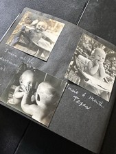 VTG Child  PHOTO ALBUM 1940-50’s Growing Up Little Girl So Cute Great Photos- picture