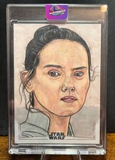 2026 TOPPS STAR WARS GALAXY REY SKETCH BY MICHAEL JOHN GARCIA picture