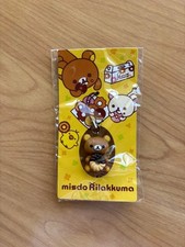 Rilakkuma Mister Donut Collaboration Strap 14+ Soft Mascot Bag Charm NWT picture